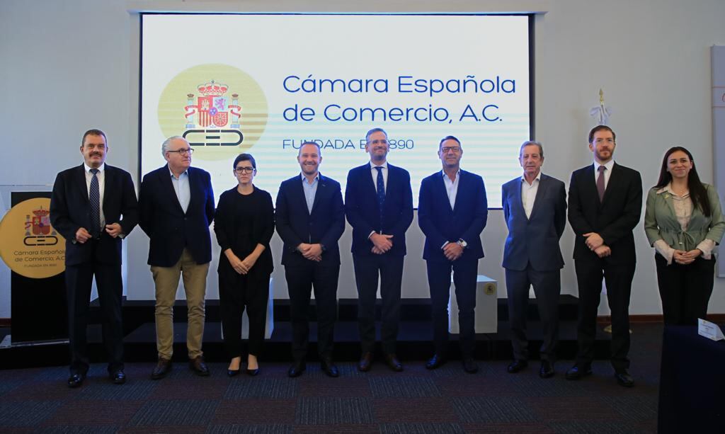 Santiago Taboada en la Cámara Española de Comercio en México