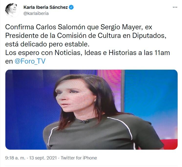 Reportan que Sergio Mayer se encuentra delicado pero estable