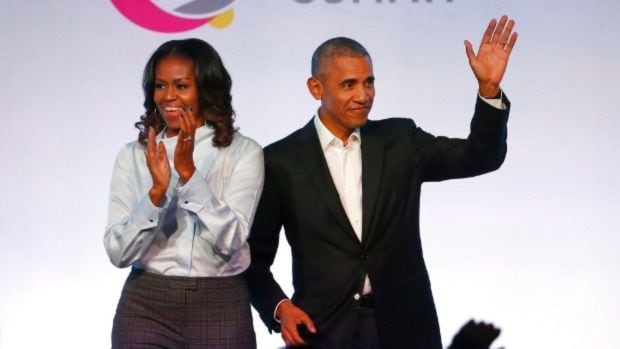 Michelle Obama y Barack Obama