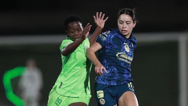 Julitha Singano y Scarlett Camberos en el FC Juárez vs América Femenil.
