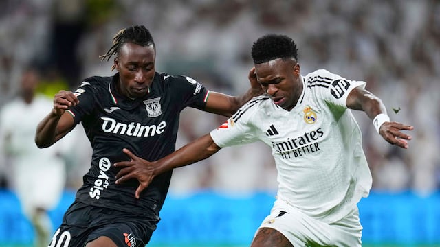 Yan Diomandé y Vinicius Jr. en el Real Madrid vs Leganés.