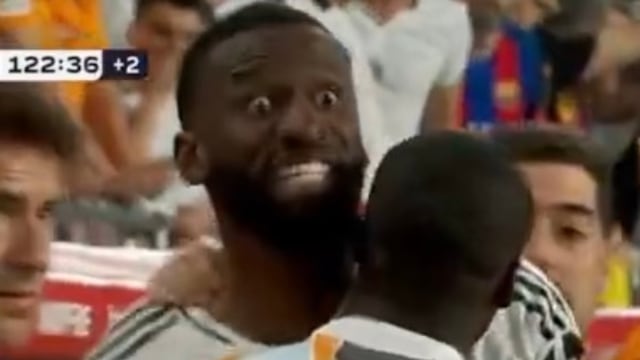 Antonio Rüdiger fue señalado por una agresión al árbitro de la Final de la Copa del Rey entre Real Madrid y Barcelona.