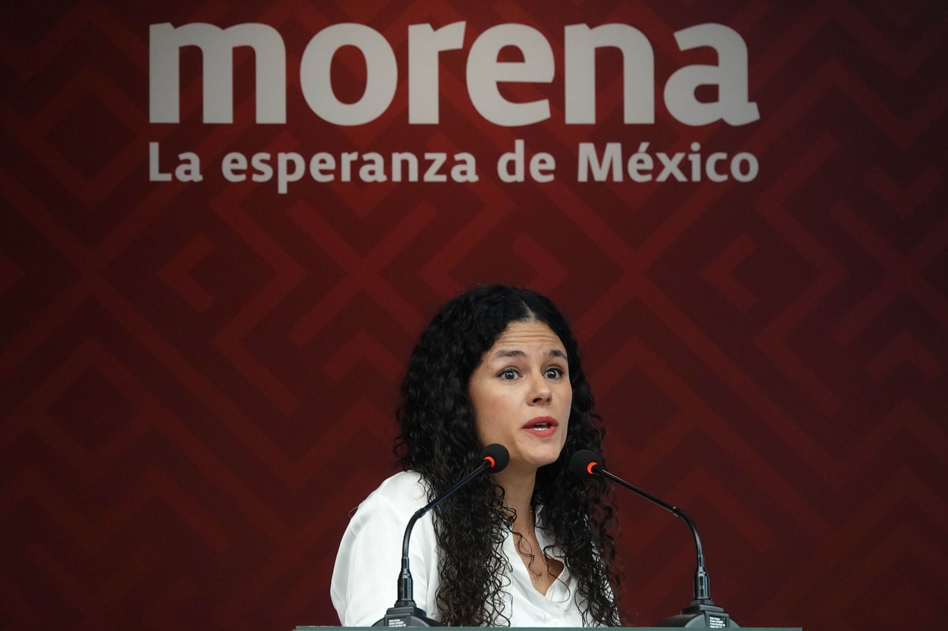 Luisa Alcalde, presidenta nacional de Morena