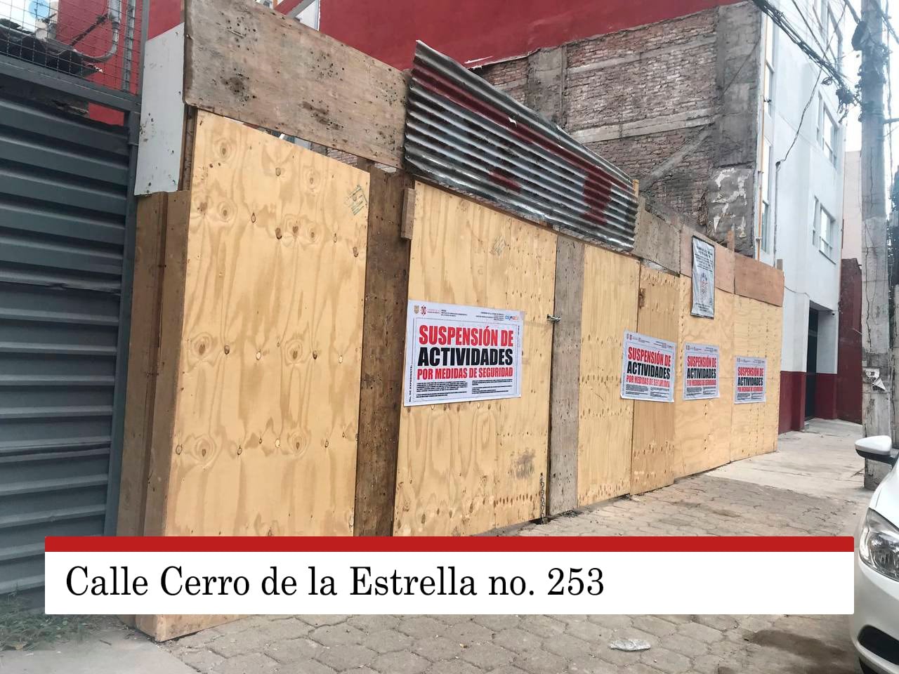 Alcaldía Coyoacán clausura cuatro obras ilegales en Campestre Churubusco.