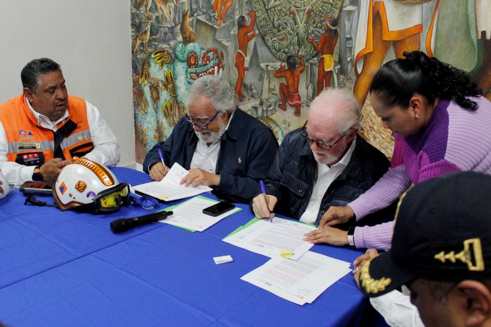 Giovani Gutiérrez, alcalde de Coyoacán, refuerza su compromiso con la cultura de la prevención durante el Simulacro Nacional 2025