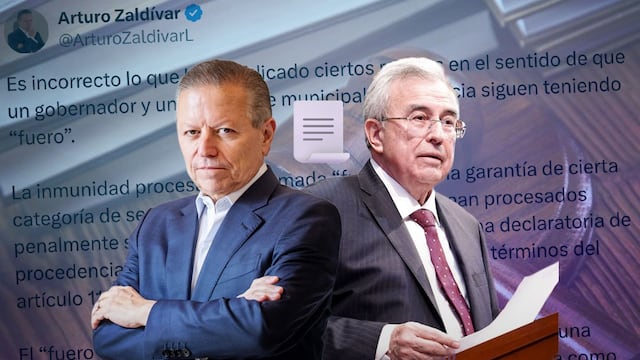 Fuero constitucional de Rubén Rocha: Arturo Zaldívar explica qué pasará