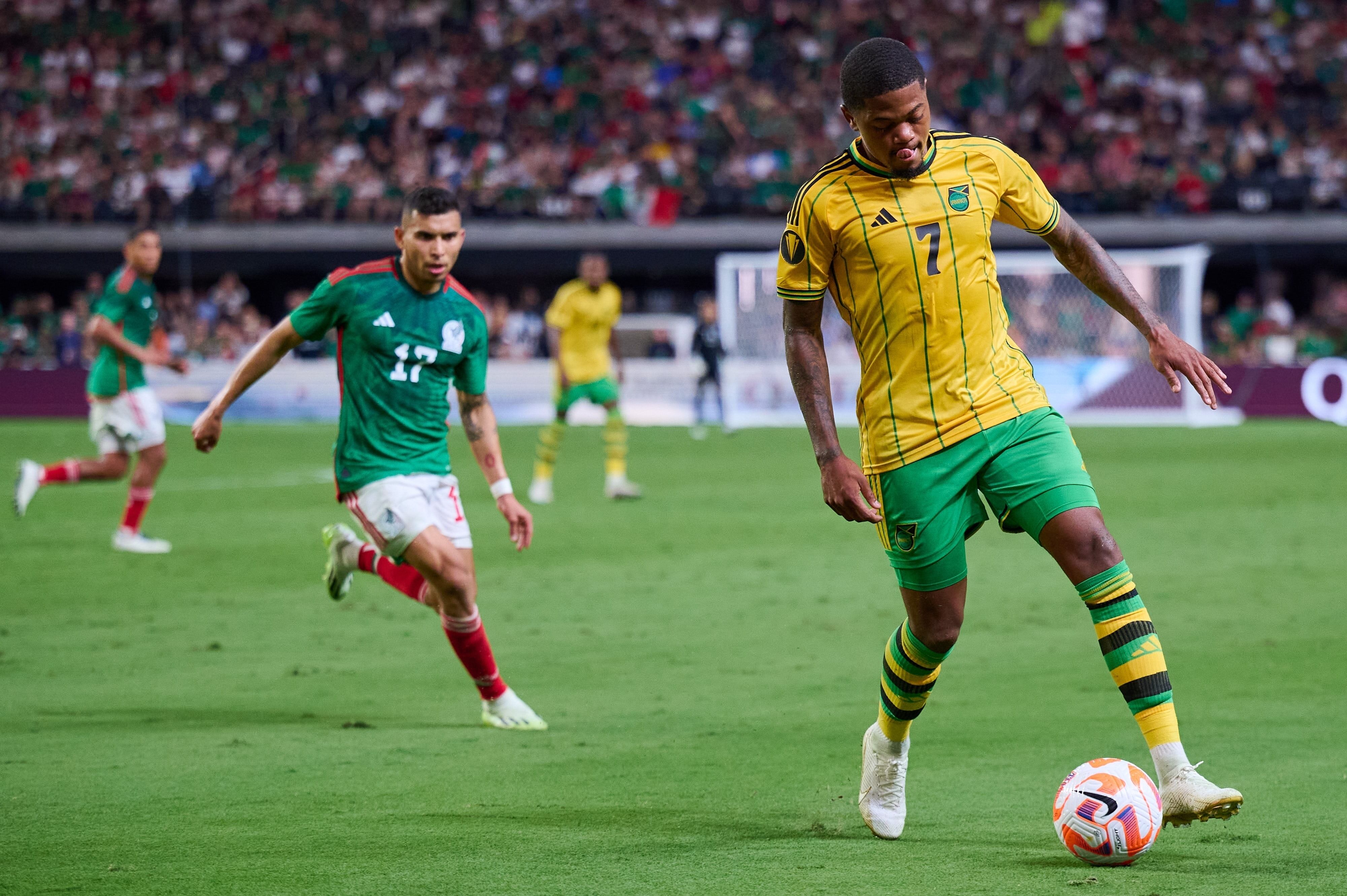 Leon Baile, en la pasada Copa de Oro ante México.