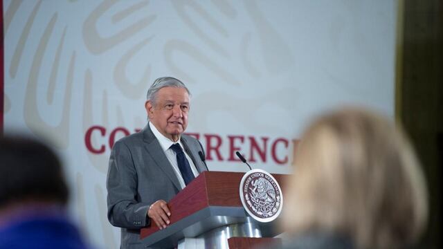 Andrés Manuel López Obrador en conferencia de prensa