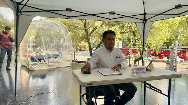 Primo Dothé comenzó una huelga de hambre en el Senado para exigir el pago de salarios a maestros de telesecundarias en San Luis Potosí