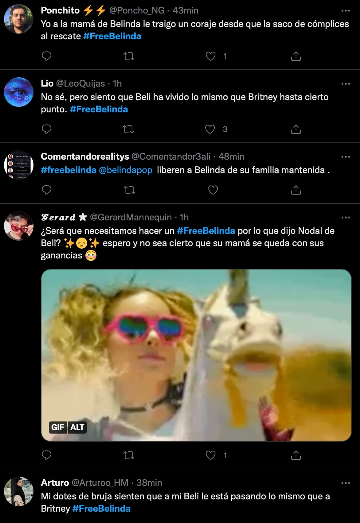 Fans exigen que Belinda sea libre, tras filtración de Christian Nodal