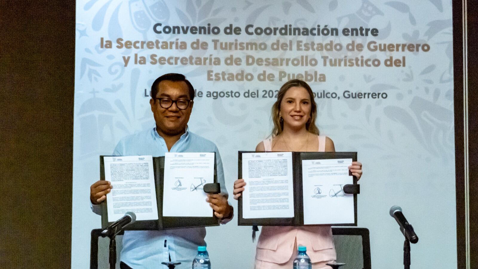 Guerrero y Puebla firmaron convenio para impulsar la actividad turística