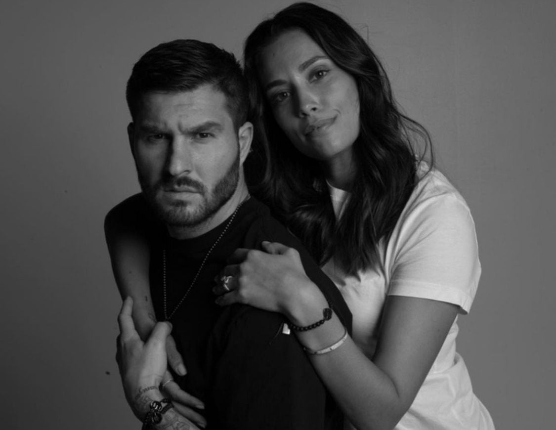 Gignac y su esposa