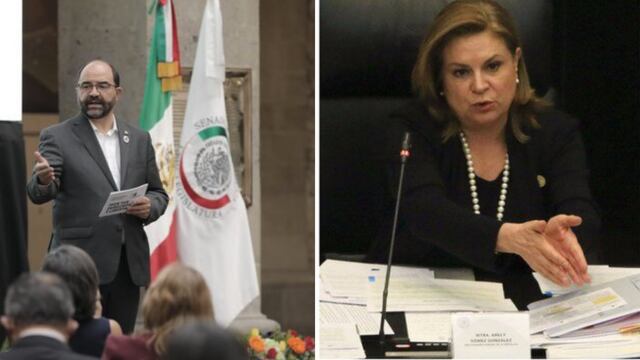 Emilio Álvarez Icaza y Arely Gómez