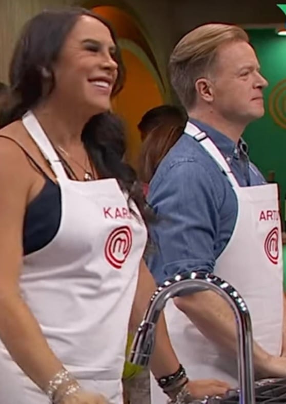 Karla Sofía Gascón y Arturo López Gavito