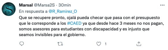 Usuarios le cuestionan a Rogelio Ramírez de la O sobre presupuesto de la CAED