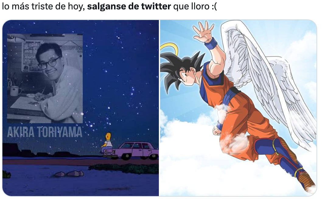 Los memes lamentan la muerte de Akira Toriyama, creador de Dragon Ball