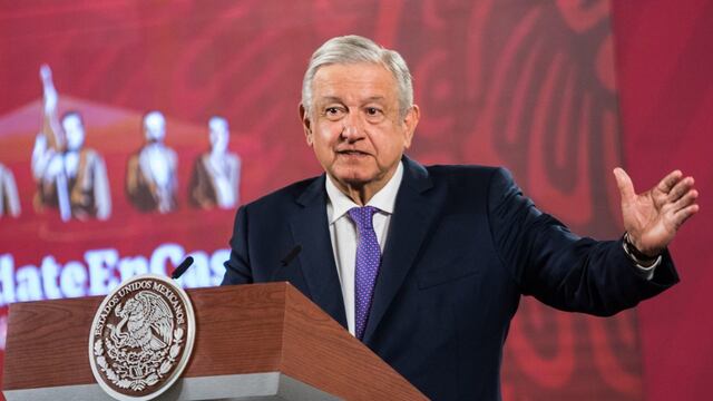 AMLO en la mañanera.