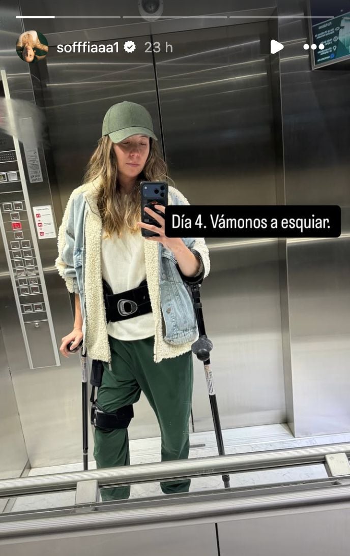 Sofía Niño de Rivera en el hospital