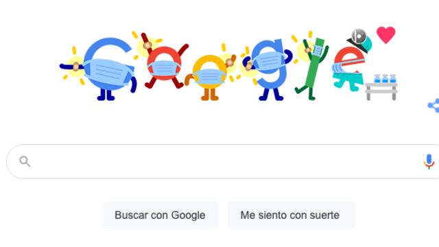 Doodle de Google del Covid-19