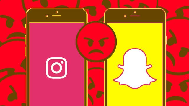 Instagram y Snapchat.
