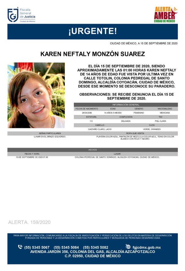 Ficha de búsqueda de Karen