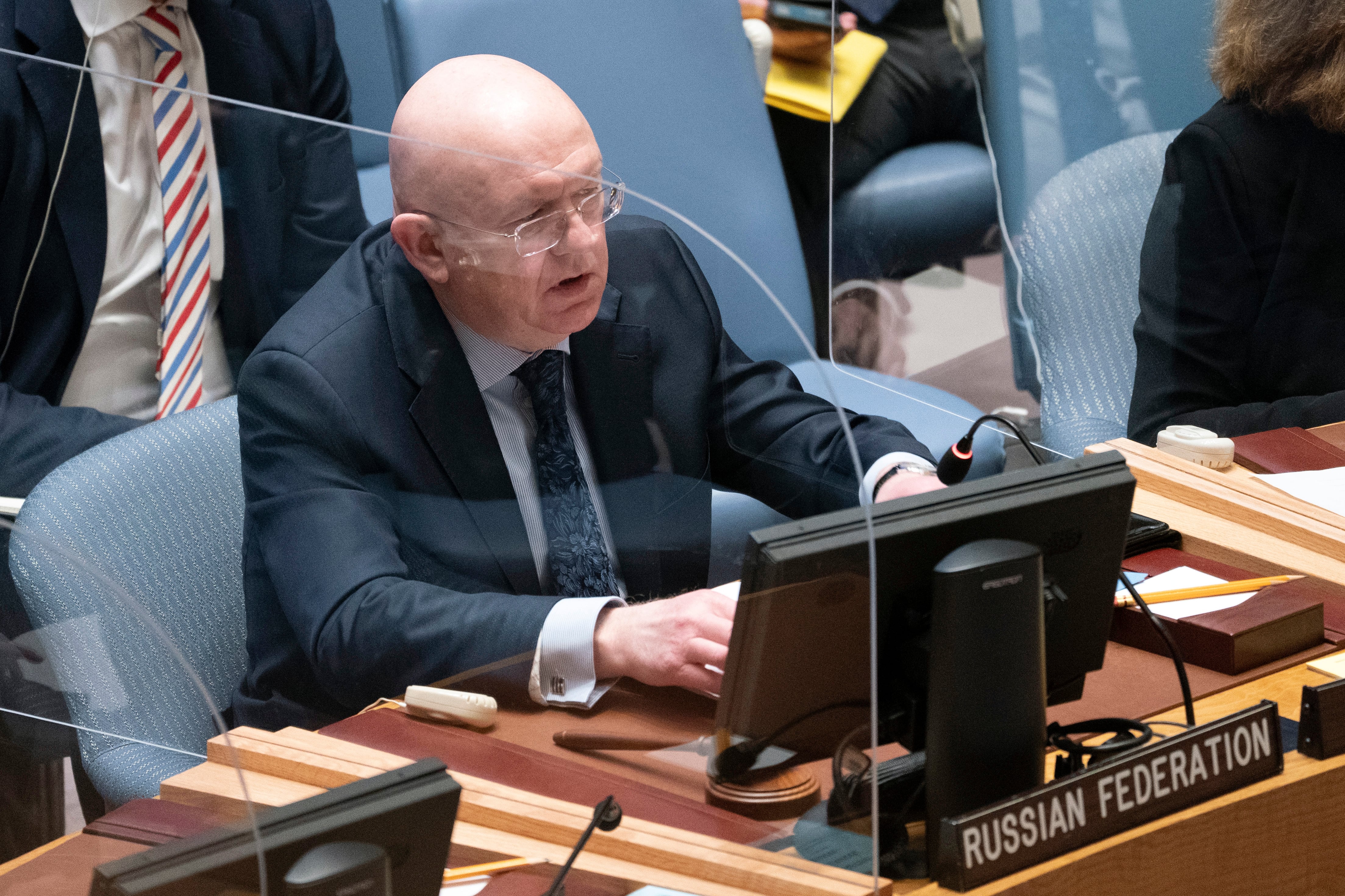 Embajador ruso ante la ONU, Vasily Nebenzya