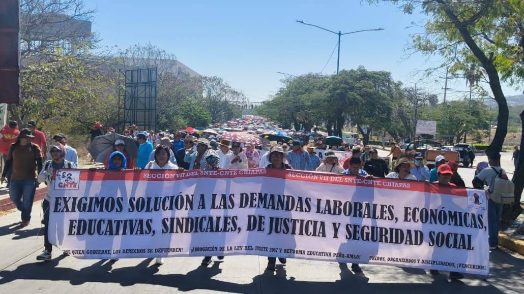 CNTE y SNTE presionan con paro de 48 horas y exigen acuerdos