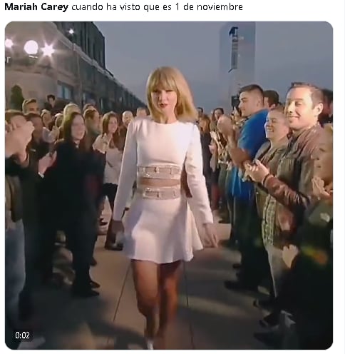 Meme a Mariah Carey por inaugurar la Navidad un año más.