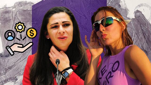 Ana Guevara y Mariana Arceo.