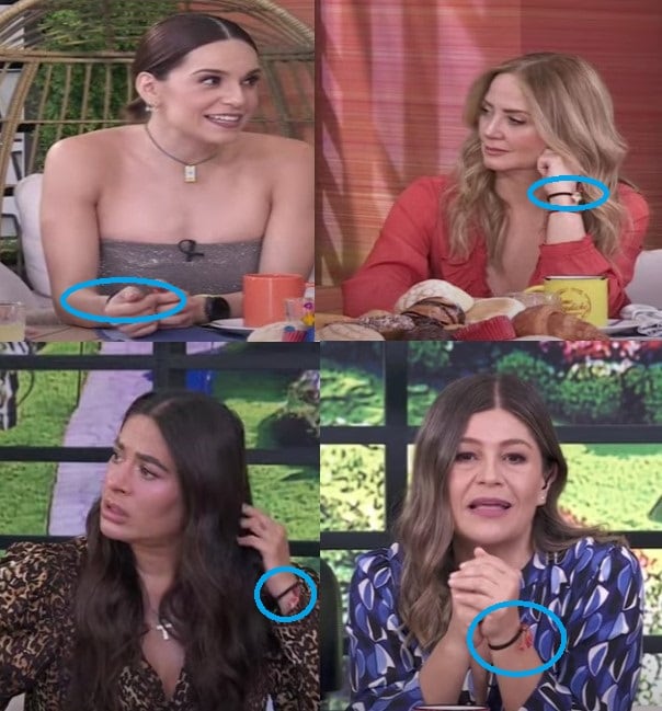 Tania Rincón, Andrea Legarreta, Galilea Montijo y Martha Figueroa