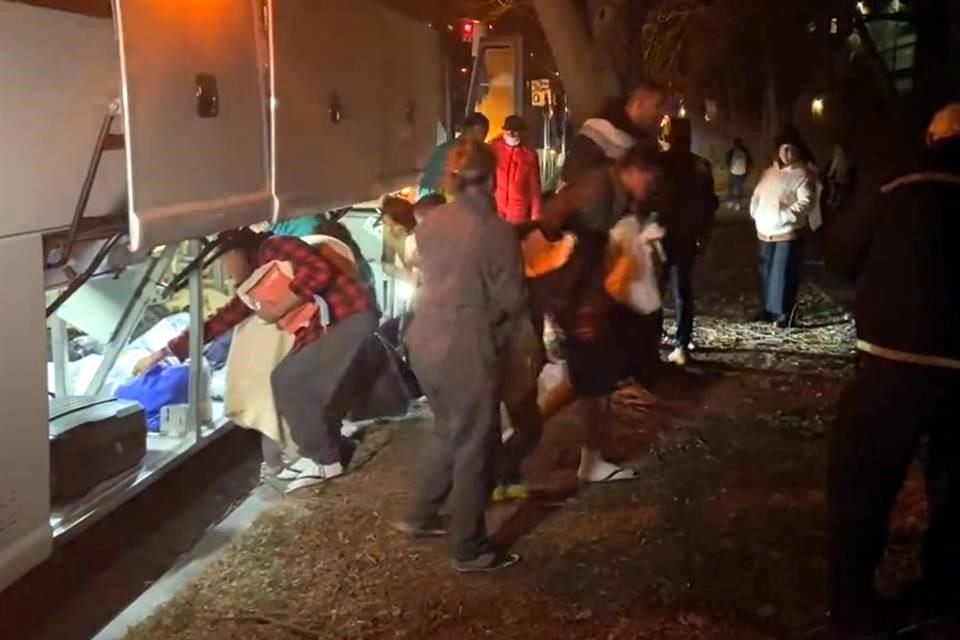 Migrantes en la casa de Kamala Harris