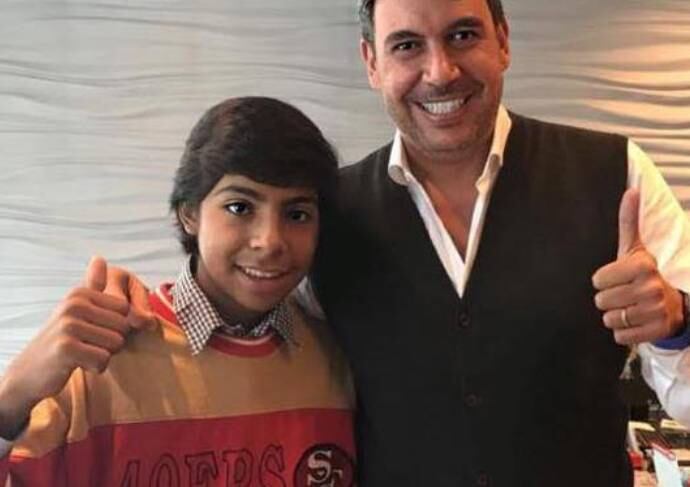 Arturo Elías Ayub y Paco el de las empanadas