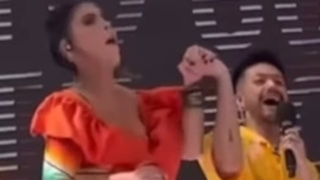 Esmeralda Ugalde recibe golpe de El Chino en Venga La Alegría.