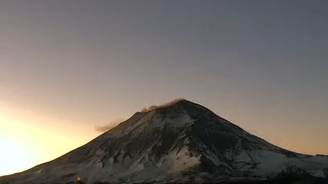 Volcán Popocatépetl el 19 de febrero