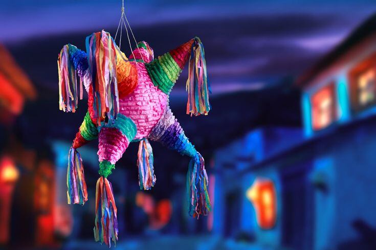 6 dibujos de piñatas para colorear ahora que inician las posadas en México