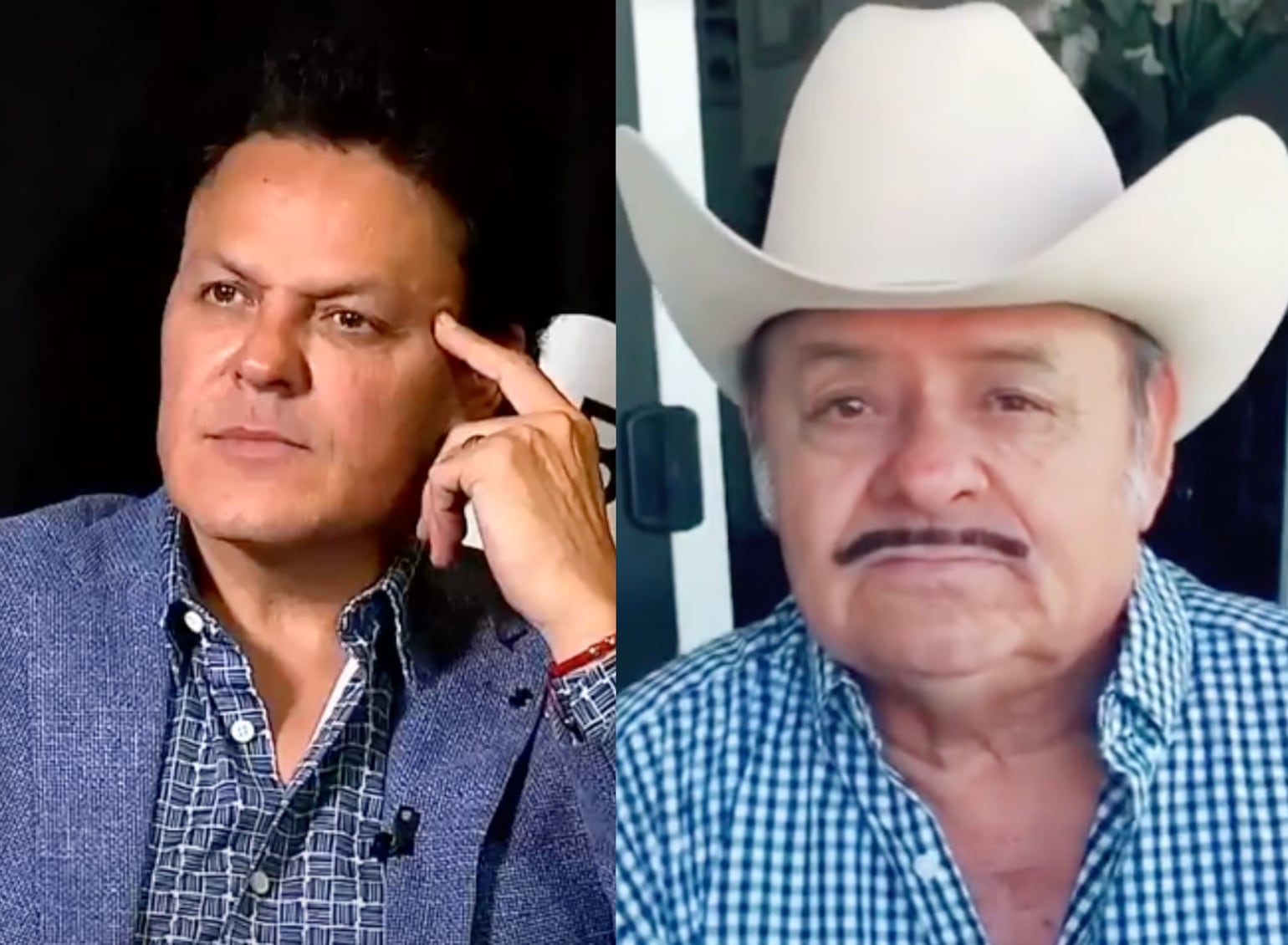 Pedro Fernández y José Luis Cuevas