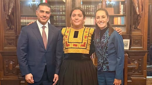 Elvis Guerra se reúne con Sheinbaum y García Harfuch en Palacio Nacional