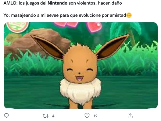Meme de AMLO tras criticar los videojuegos