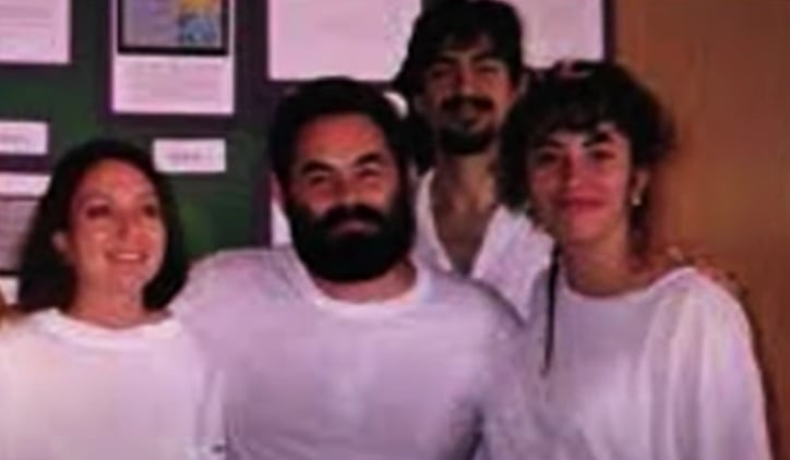 Teresa Mendoza y Jacobo Grinberg a la izquierda