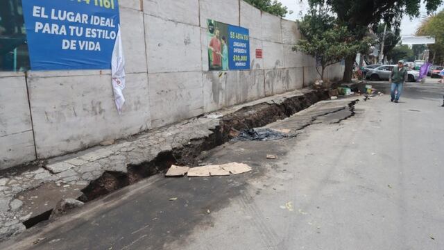 Iztacalco: La enorme grieta de 8 metros que sólo empeoró con las inundaciones CDMX