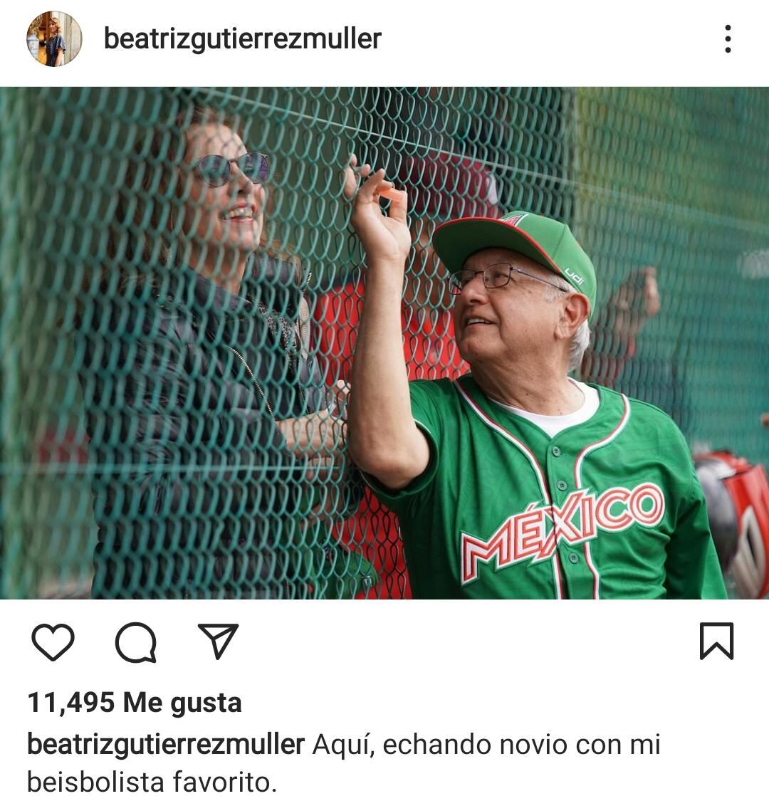 Beatriz Gutiérrez Müller y AMLO