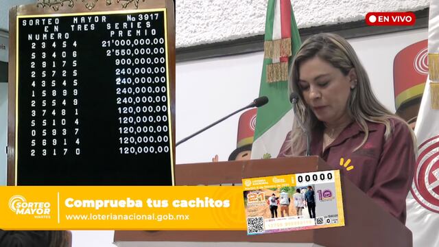 Resultados Sorteo Mayor 3917 de Lotería Nacional: ganadores de hoy 6 de febrero
