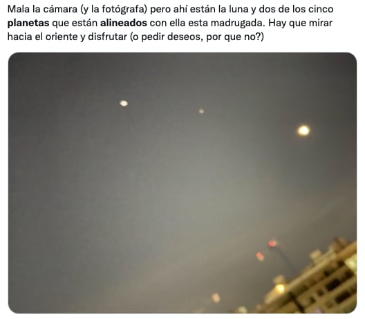 Usuarios reaccionan a la alineación de planetas 2022