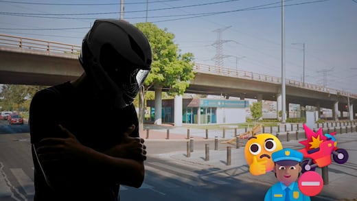 ¿Dónde estaba la policía? Atropello de motociclista en Iztapalapa ocurrió junto a estación policial “Luis Méndez”