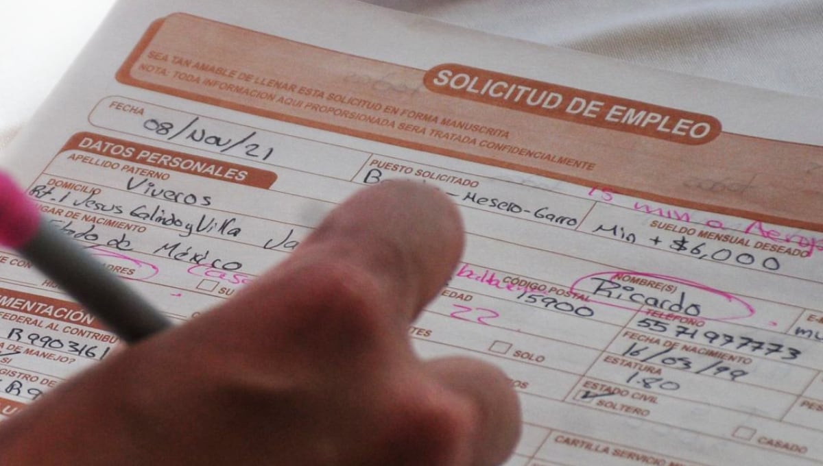 Solicitud de trabajo