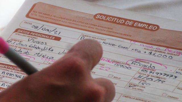 Solicitud de trabajo