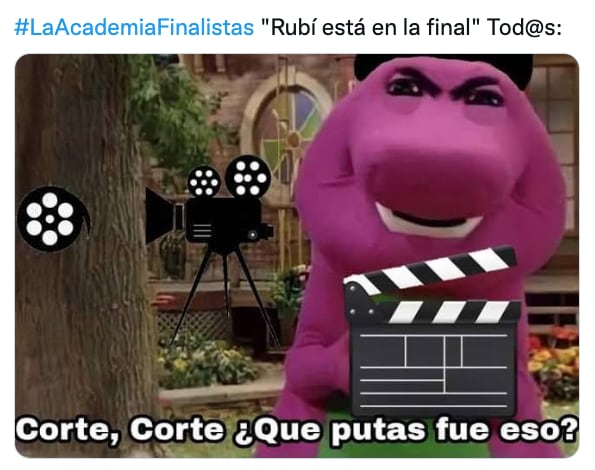 Meme Rubí finalista de La Academia