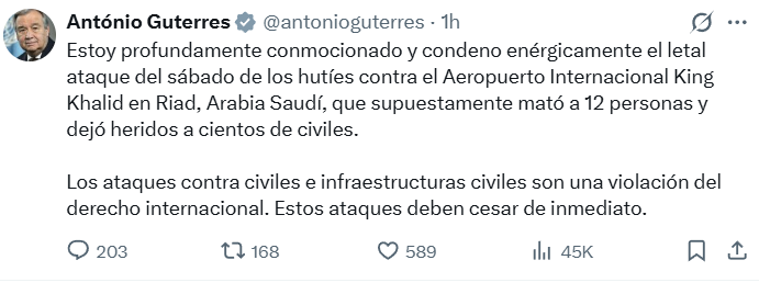 Ataque en aeropuerto de Riad