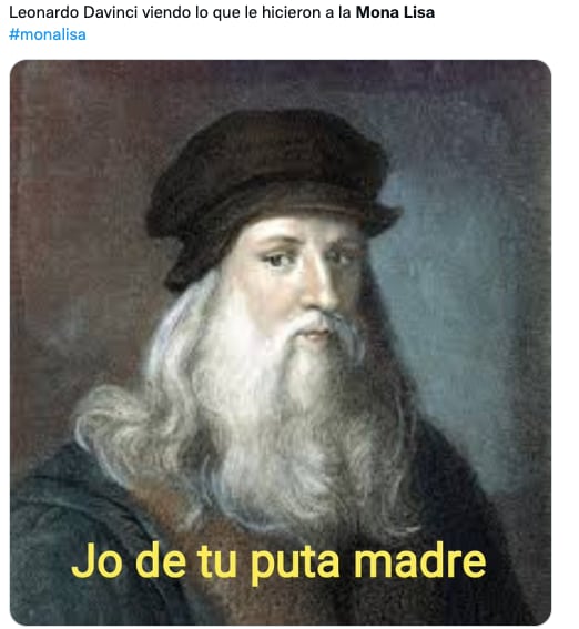 Memes del pastelazo a La Mona Lisa
