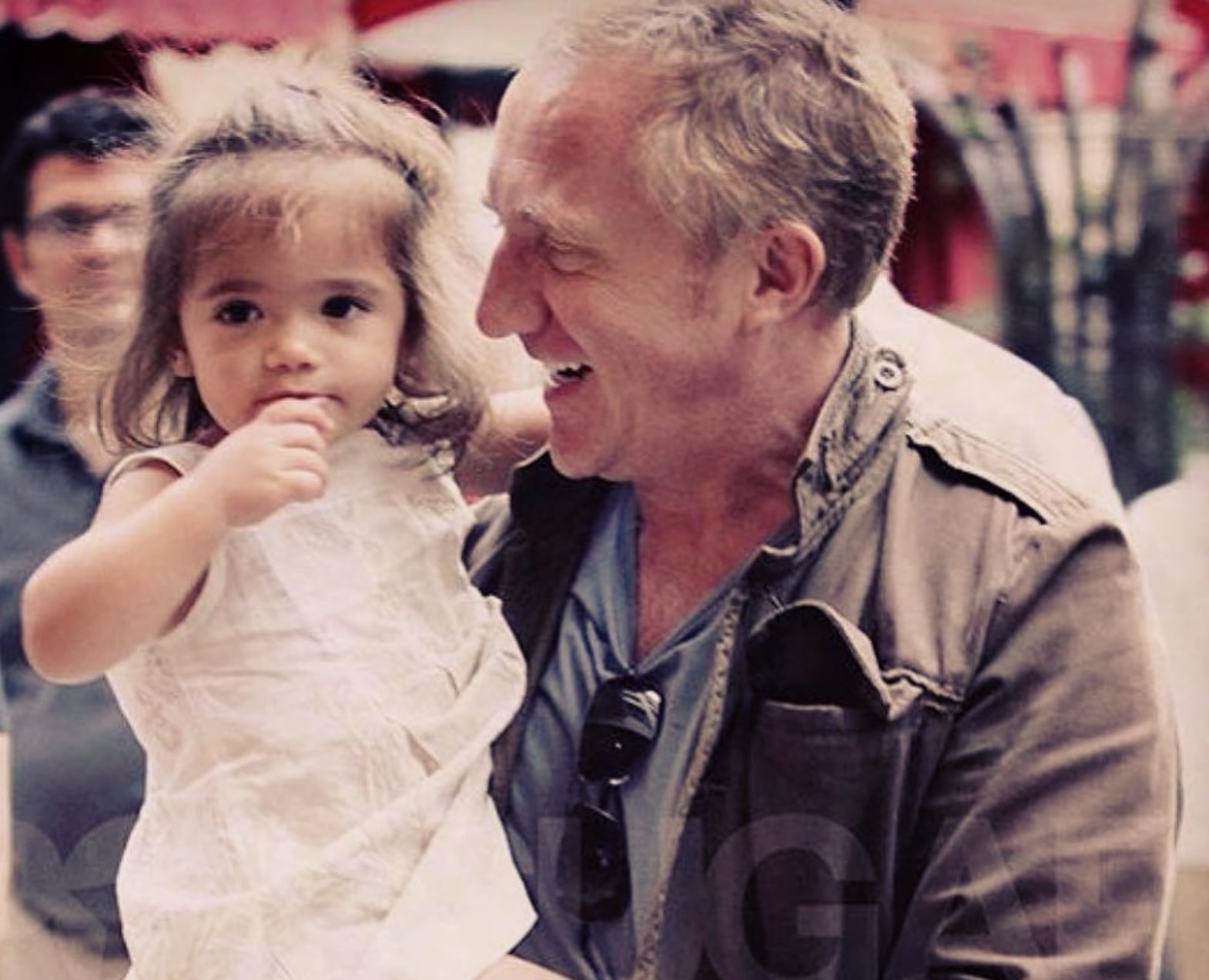 Valentina y su padre François-Henri Pinault
